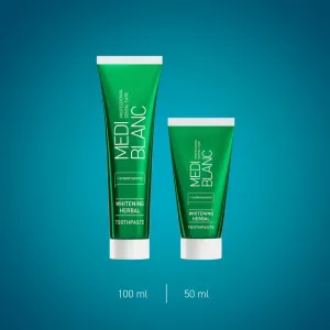 MEDIBLANC Whitening Herbal bylinková zubná pasta s bieliacim účinkom 100 ml