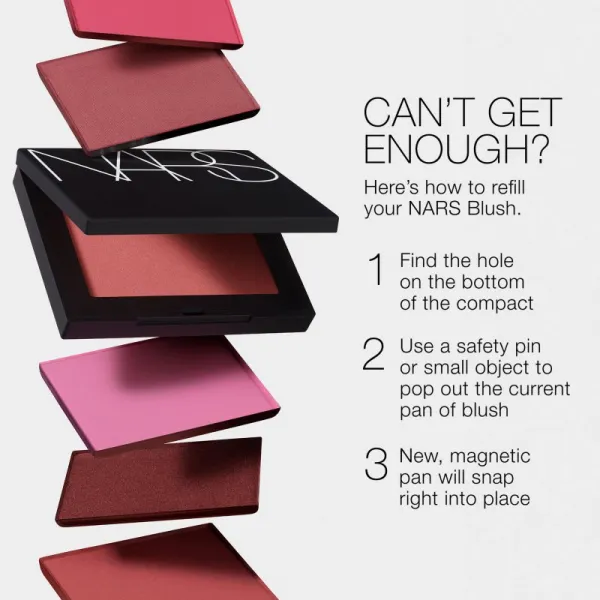 NARS Powder Blush dlhotrvajúca lícenka odtieň RUSH 4.8 g