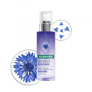 Klorane Cornflower Super-Charged Hydra-Plumping Serum aktívne sérum pre rozjasnenie a vyhladenie pleti 40 ml