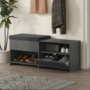 Skrinka na topánky / Botník Filux Bench - Anthracite