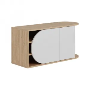 Skrinka na topánky / Botník Nova Shoe Bench - Oak, White