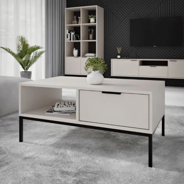 Elvisia Konferenčný stolík AUSTIN 100 | cashmere