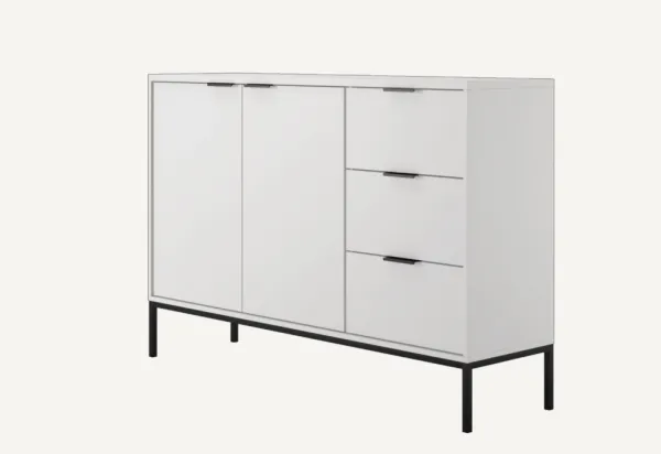 Elvisia Komoda AUSTIN | biela