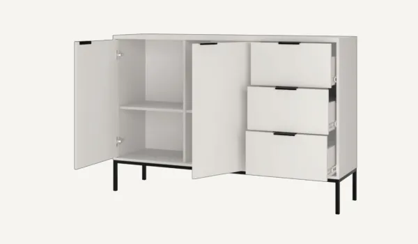 Elvisia Komoda AUSTIN | biela