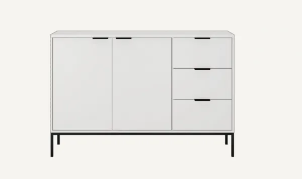 Elvisia Komoda AUSTIN | biela