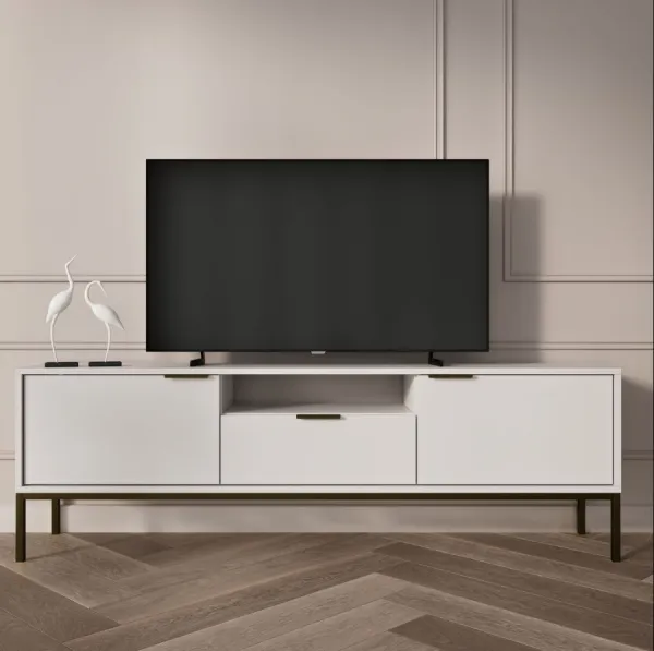 Elvisia TV stolík AUSTIN 135 | biela
