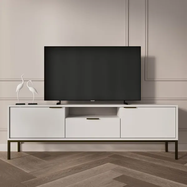 Elvisia TV stolík AUSTIN 135 | biela