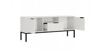 Elvisia TV stolík AUSTIN 135 | biela