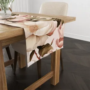 DomTextilu Obrus,štólasmotívomkvetovpivónievjemnýchtónochŠírka:140cm|Dĺžka:220cm 68725_124743 béžová
