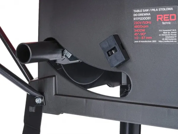 Stolová píla na drevo s výkonom 3 400 W - RTPSD0081