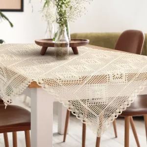 DomTextilu Štýlovýobrussčipkovanýmlemom-béžovýDĺžka:85cm|Šírka:85cm 69808_125729 béžová