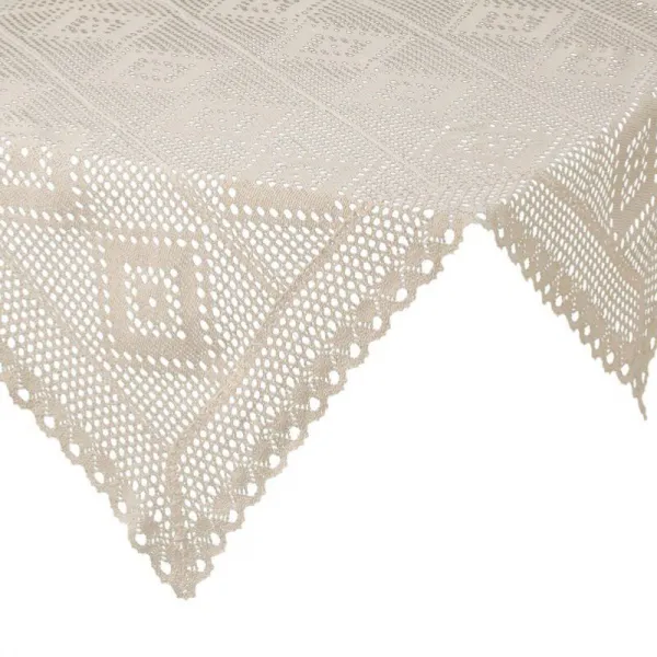 DomTextilu Štýlovýobrussčipkovanýmlemom-béžovýDĺžka:85cm|Šírka:85cm 69808_125729 béžová