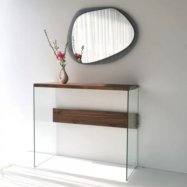Hanah Home Konzolový stolík Niagara 91 cm orech