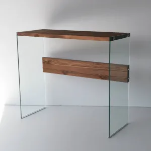 Hanah Home Konzolový stolík Niagara 91 cm orech