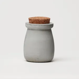 ODLITO ODĽATO Betónová dóza – Nefertiti – prírodná – 8 cm – 2ks