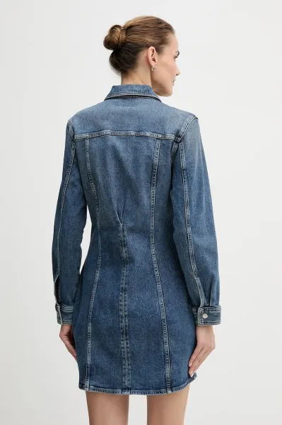 Rifľové šaty Calvin Klein Jeans