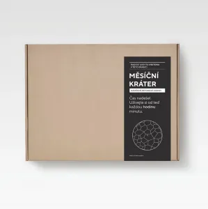 ODLITO ODLIATO Betónové nástenné hodiny Mesačný kráter – šedá – 30 cm – čierne ručičky