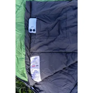 Crossroad KATMAI 200 Dekový spací vak, zelená, veľkosť 200 cm - pravý zips