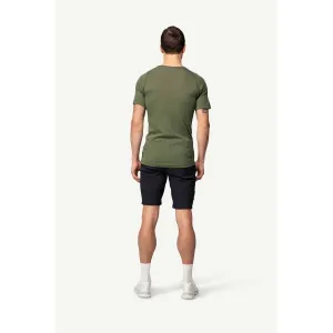 Devold LAUPAREN MERINO 190 Pánske merino tričko, khaki, veľkosť