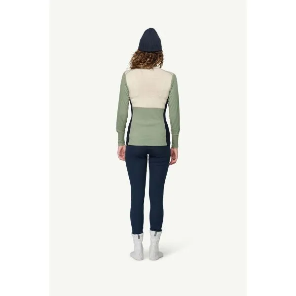 Devold LAUPAREN MERINO 190 Dámske funkčné tričko, khaki, veľkosť