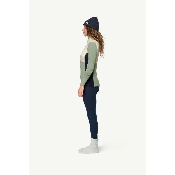 Devold LAUPAREN MERINO 190 Dámske funkčné tričko, khaki, veľkosť