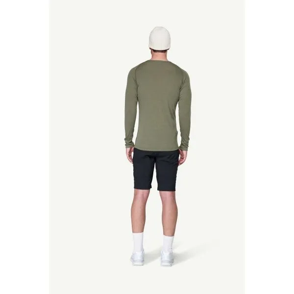 Devold LAUPAREN MERINO 190 Pánske funkčné tričko, khaki, veľkosť