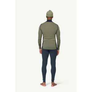 Devold LAUPAREN MERINO 190 Pánske funkčné tričko, khaki, veľkosť
