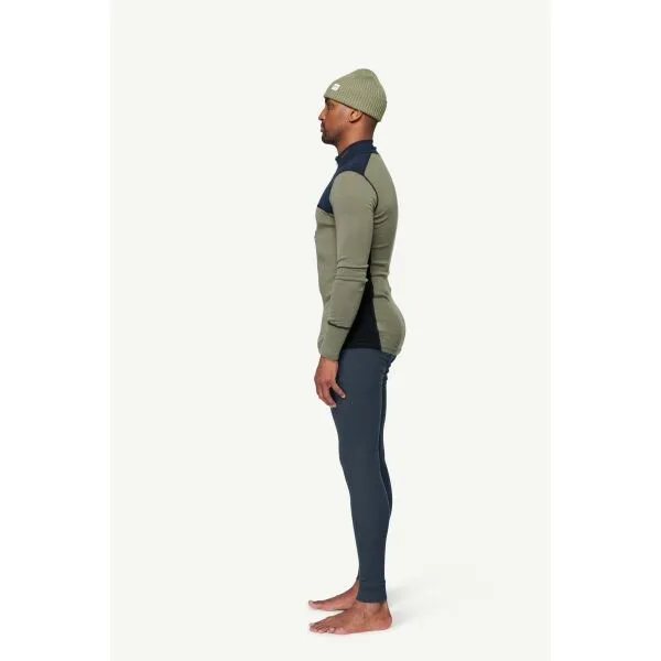 Devold LAUPAREN MERINO 190 Pánske funkčné tričko, khaki, veľkosť