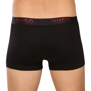 3PACK pánske boxerky HUGO čierné (50549172 001) L, trenky
