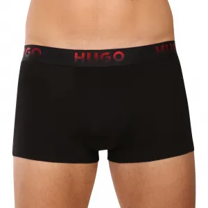 3PACK pánske boxerky HUGO čierné (50549172 001) L, trenky