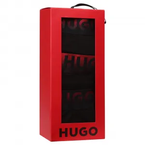 3PACK pánske boxerky HUGO čierné (50549172 001) L, trenky