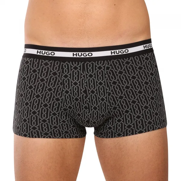 3PACK pánske boxerky HUGO viacfarebné (50545668 960) L, trenky