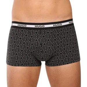 3PACK pánske boxerky HUGO viacfarebné (50545668 960) L, trenky