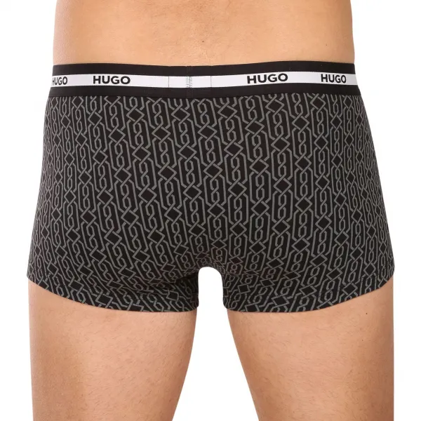 3PACK pánske boxerky HUGO viacfarebné (50545668 960) L, trenky