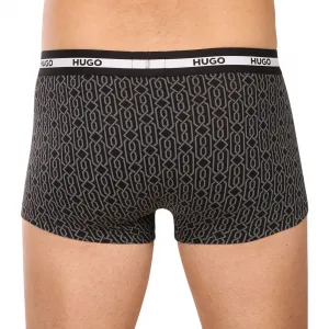 3PACK pánske boxerky HUGO viacfarebné (50545668 960) L, trenky