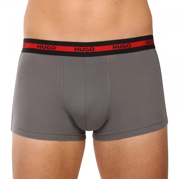 3PACK pánske boxerky HUGO viacfarebné (50545668 960) L, trenky