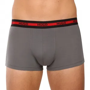 3PACK pánske boxerky HUGO viacfarebné (50545668 960) L, trenky