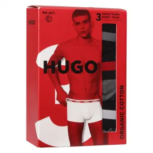 3PACK pánske boxerky HUGO viacfarebné (50545668 960) L, trenky