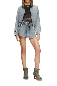 Členková Obuv Diesel Woodstock D-Woodstock Heel Ab Boots Blue Denim/Beige