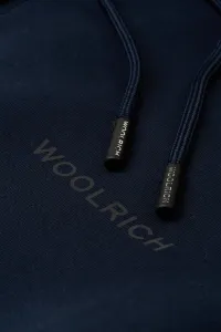 Mikina Woolrich Tech Full-Zip Hoodie Melton Blue