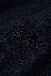 Sveter Woolrich Gd Knitted Crewneck Melton Blue