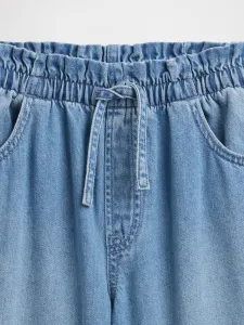 GAP V-BAGGY FEATHERWEIGHT MED Dievčenské džínsy, modrá, veľkosť