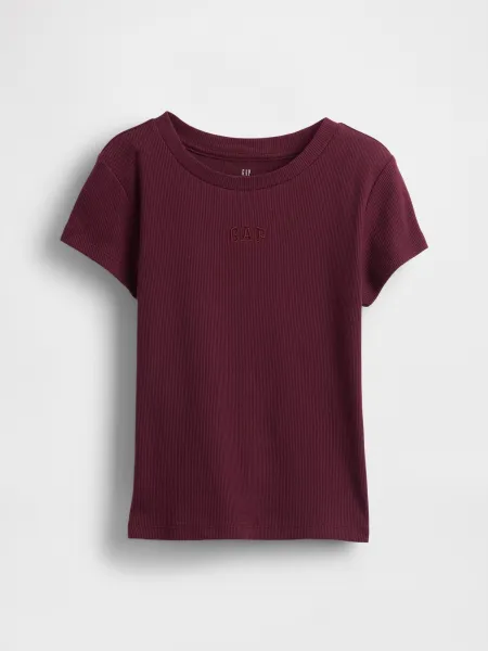 GAP Children's Ribbed T-Shirt - Girls