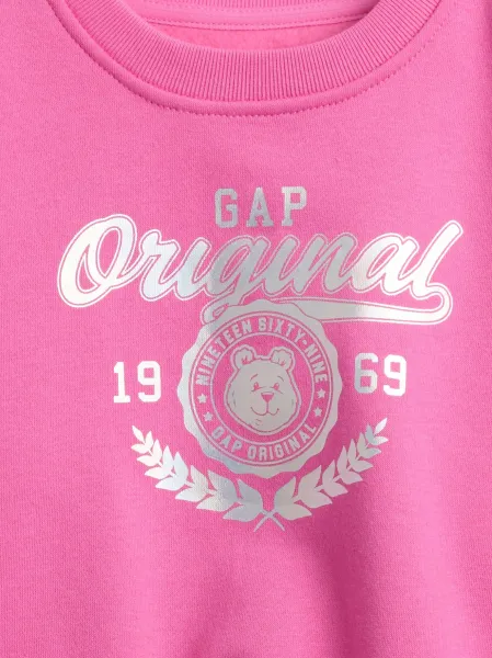 GAP Baby Sweatshirt with VintageSoft Logo - Girls