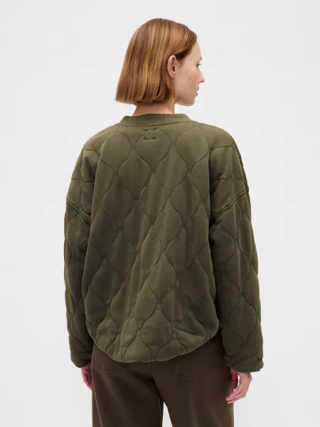 GAP Oversize Quilted Lightweight Jacket VintageSoft - Ladies