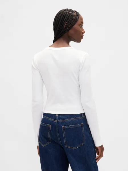 GAP Ribbed Crop T-Shirt - Women's