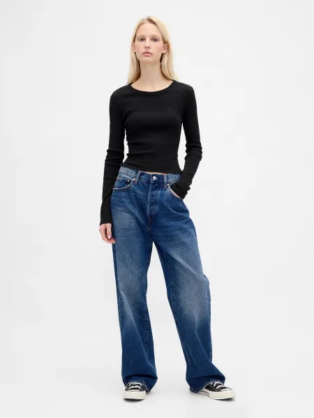 GAP Ribbed Crop T-Shirt - Women's