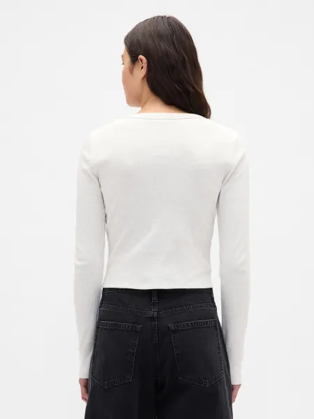 GAP Ribbed Crop T-Shirt - Women's