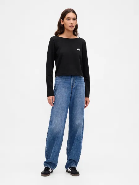 GAP Crop T-Shirt VintageSoft Heavyweight - Ladies