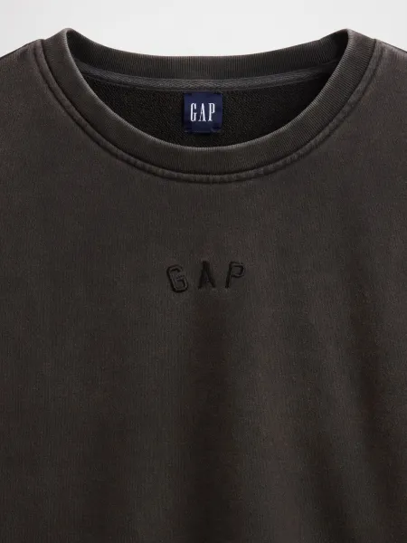 GAP Oversize Crop Sweatshirt Heavyweight - Ladies